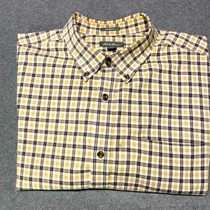 Classic Eddie Bauer long sleeve lightweight flannel shirt
